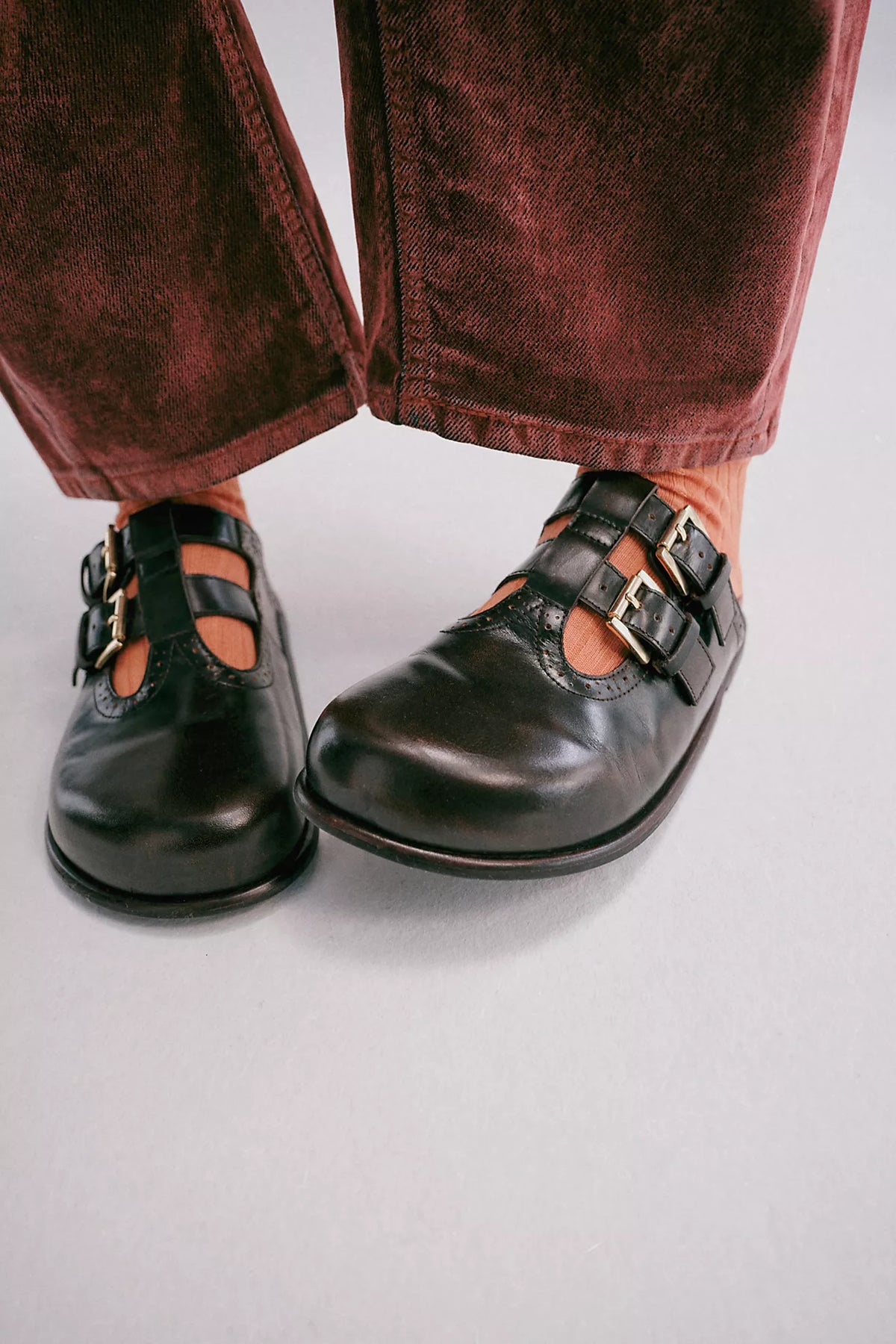 Shoreditch Buckle Mule - Espresso