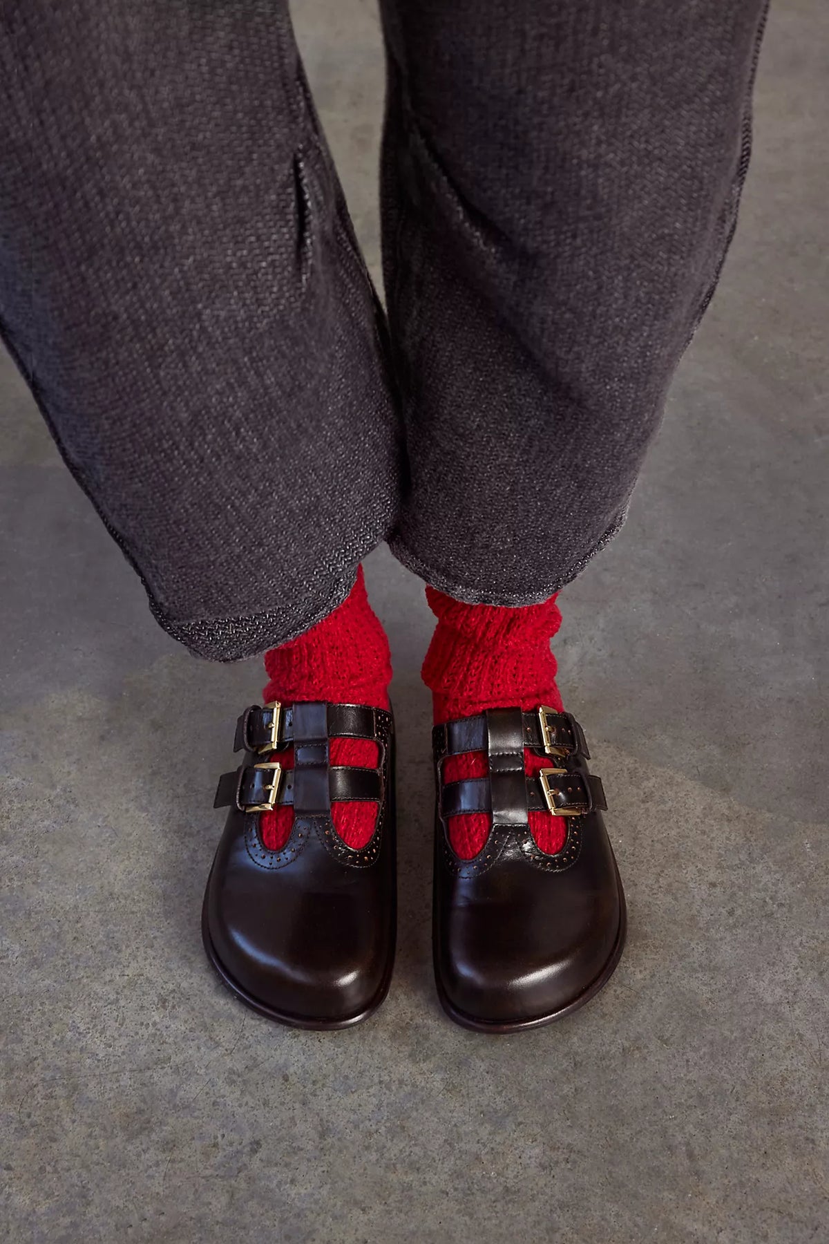 Shoreditch Buckle Mule - Espresso