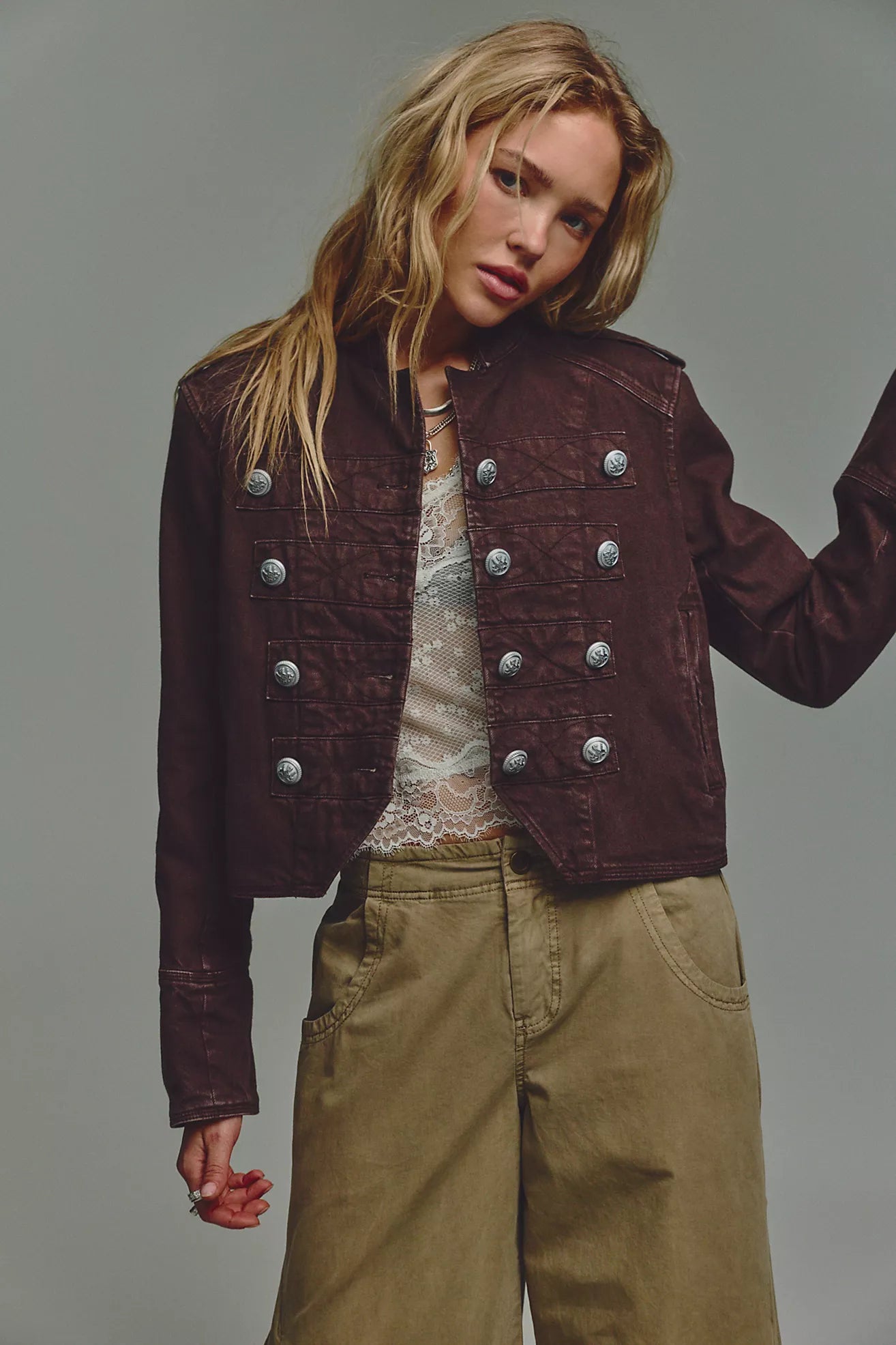 Ryland Band Jacket - Double Espresso