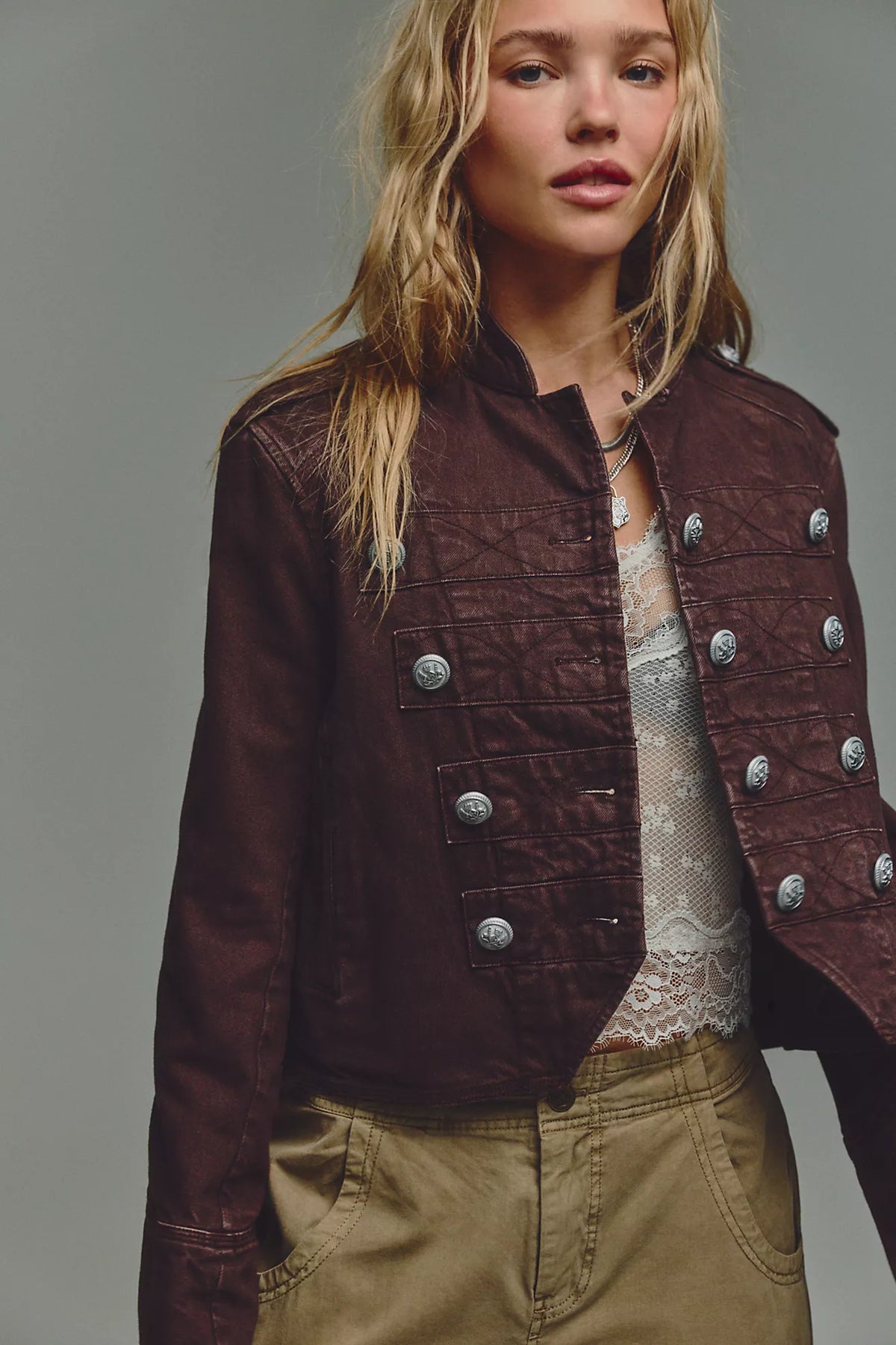 Ryland Band Jacket - Double Espresso