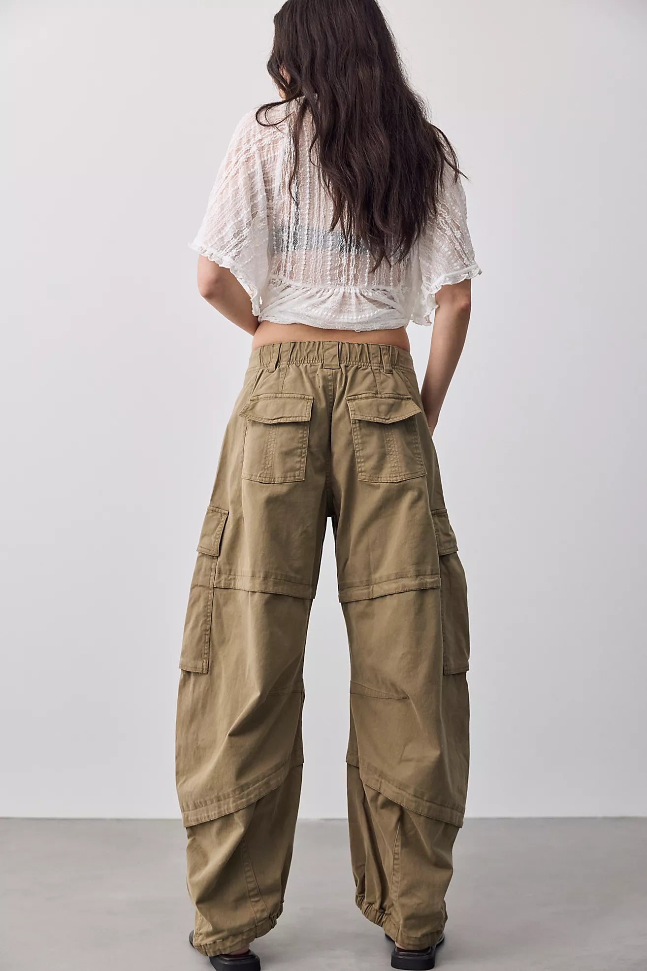 Reef Curved Cargo Twill - Aloe