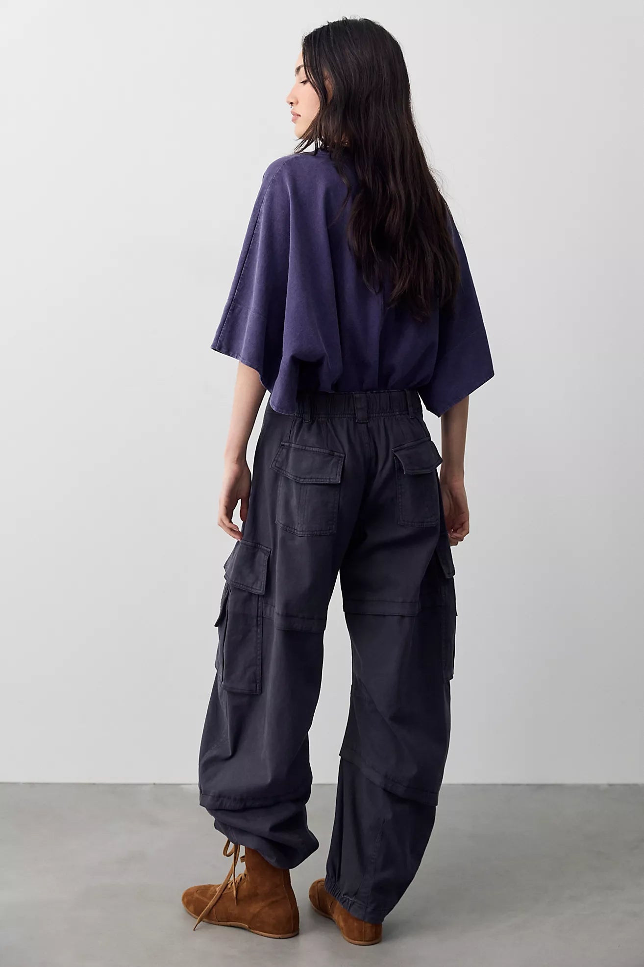 Reef Curved Cargo Twill - Black