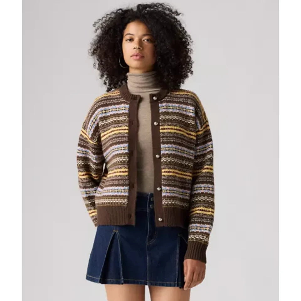 Charlotte Crewneck Cardigan - Lea