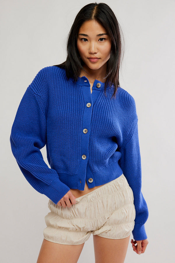 Vienna Cardigan - Blue Beam