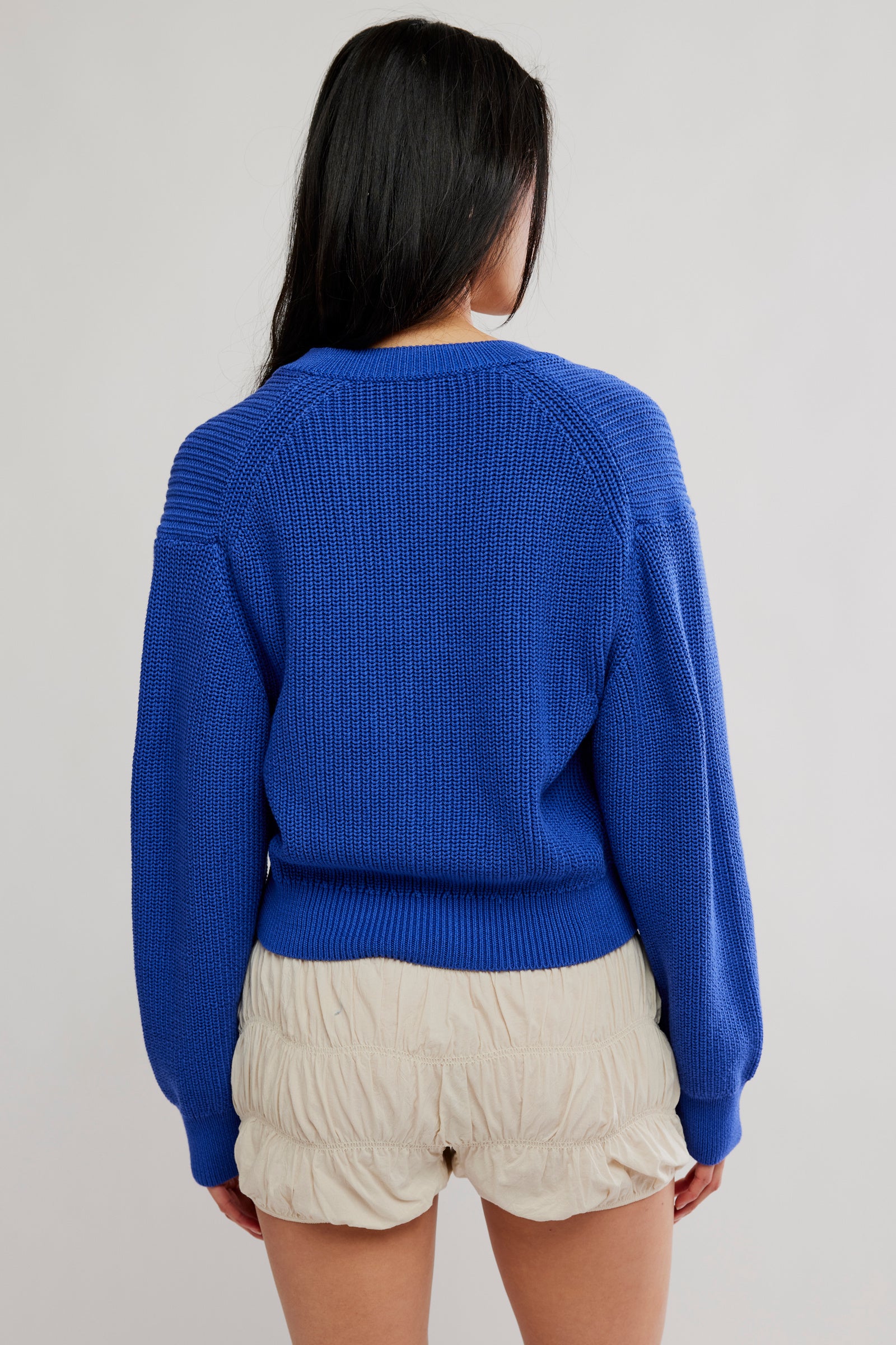 Vienna Cardigan - Blue Beam