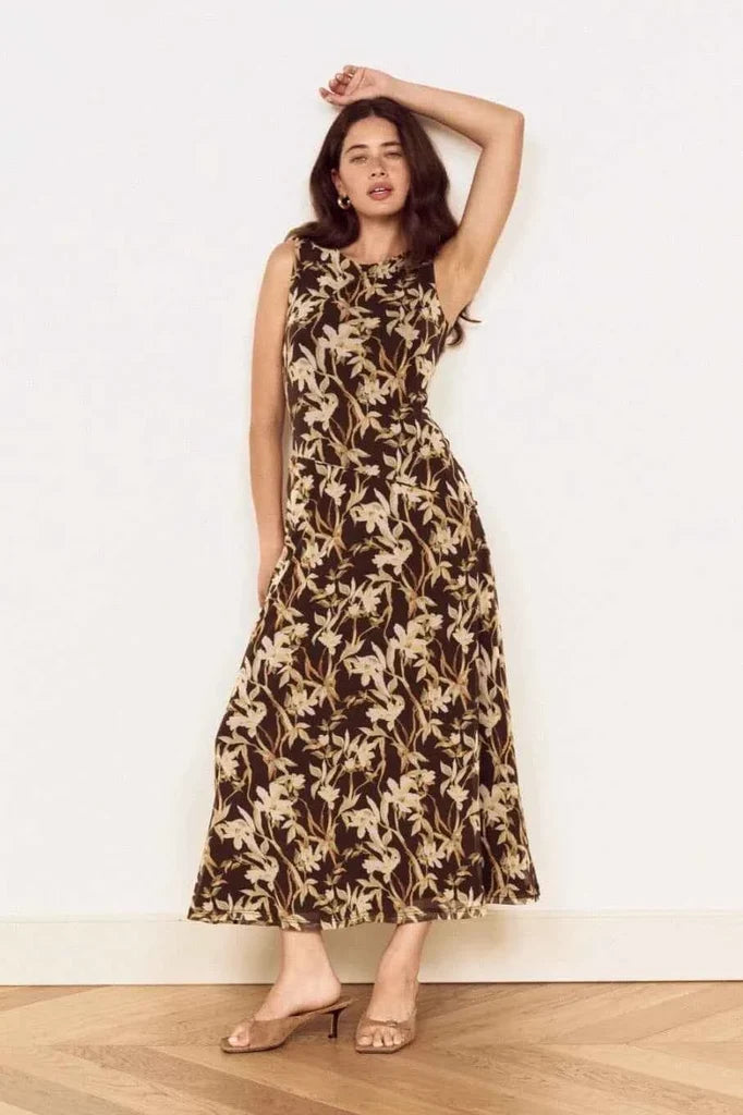 Vega Midi Dress - Floral