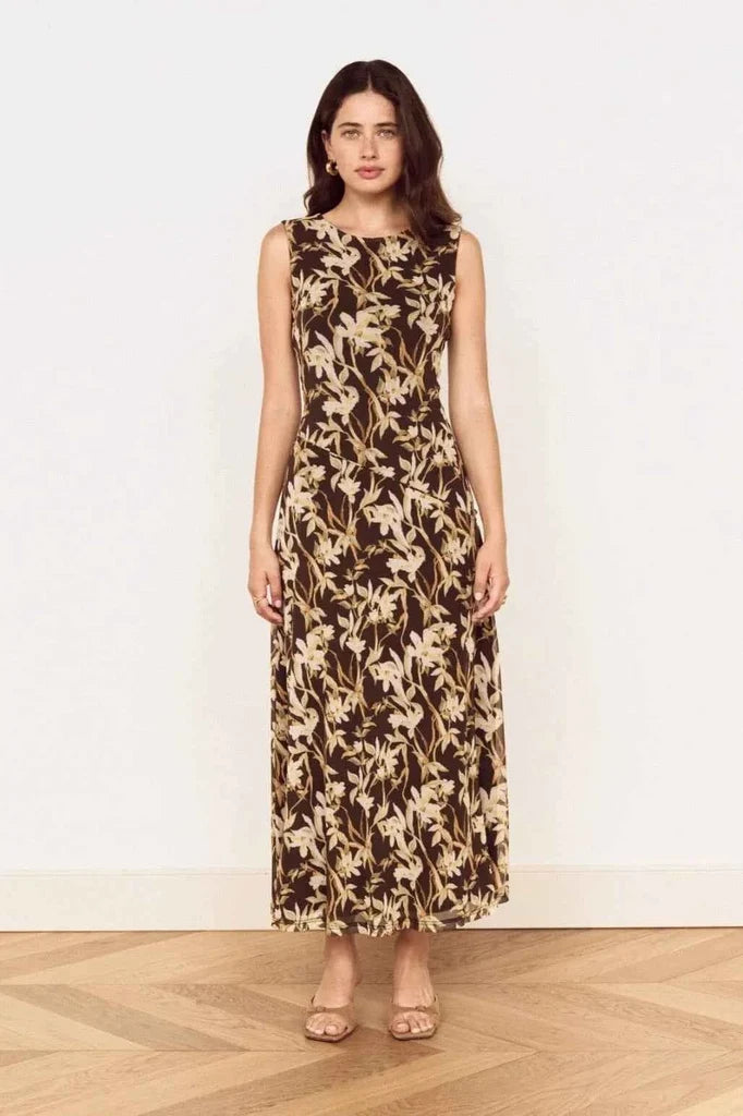 Vega Midi Dress - Floral