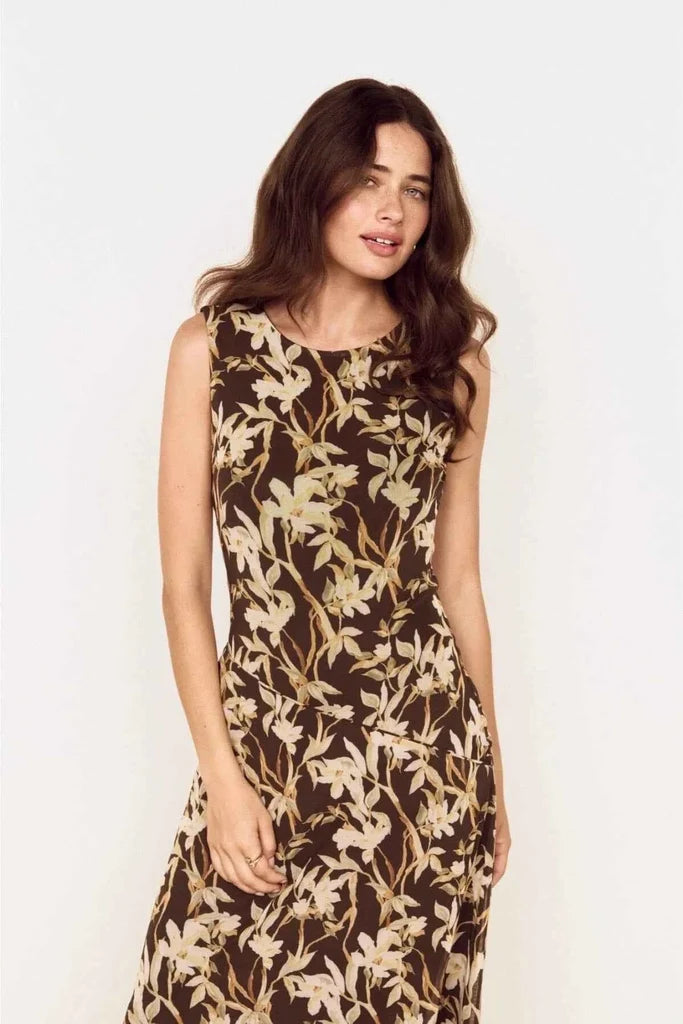 Vega Midi Dress - Floral
