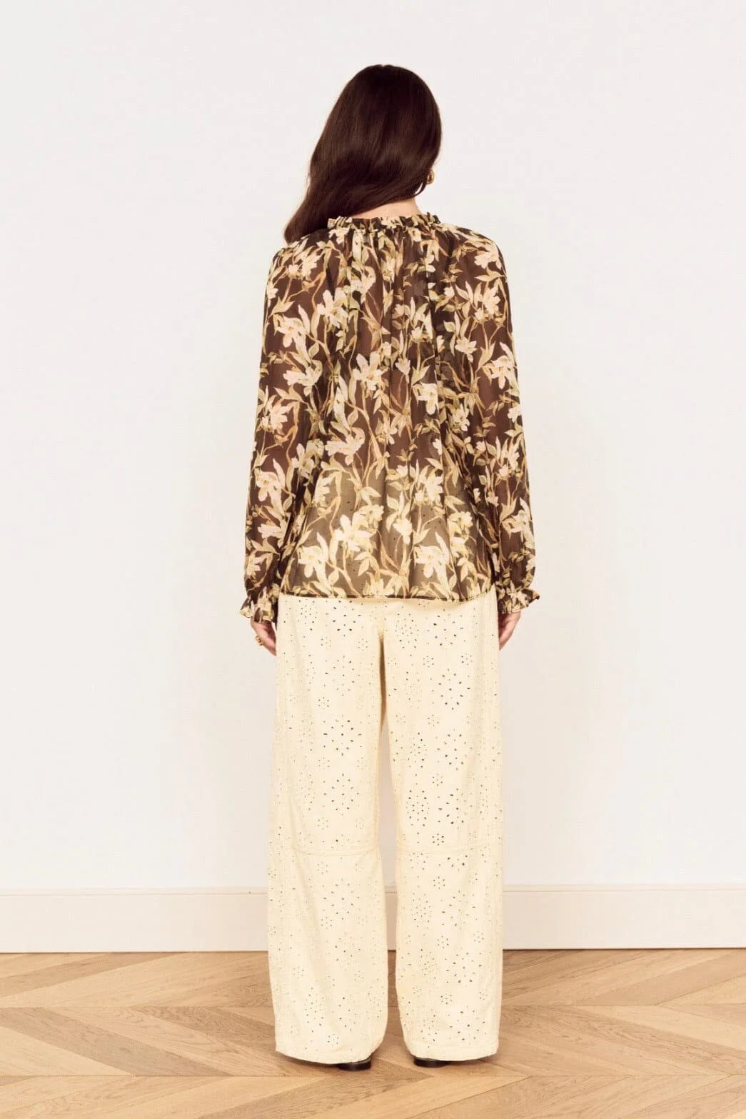 Vega Chiffon Blouse - Floral
