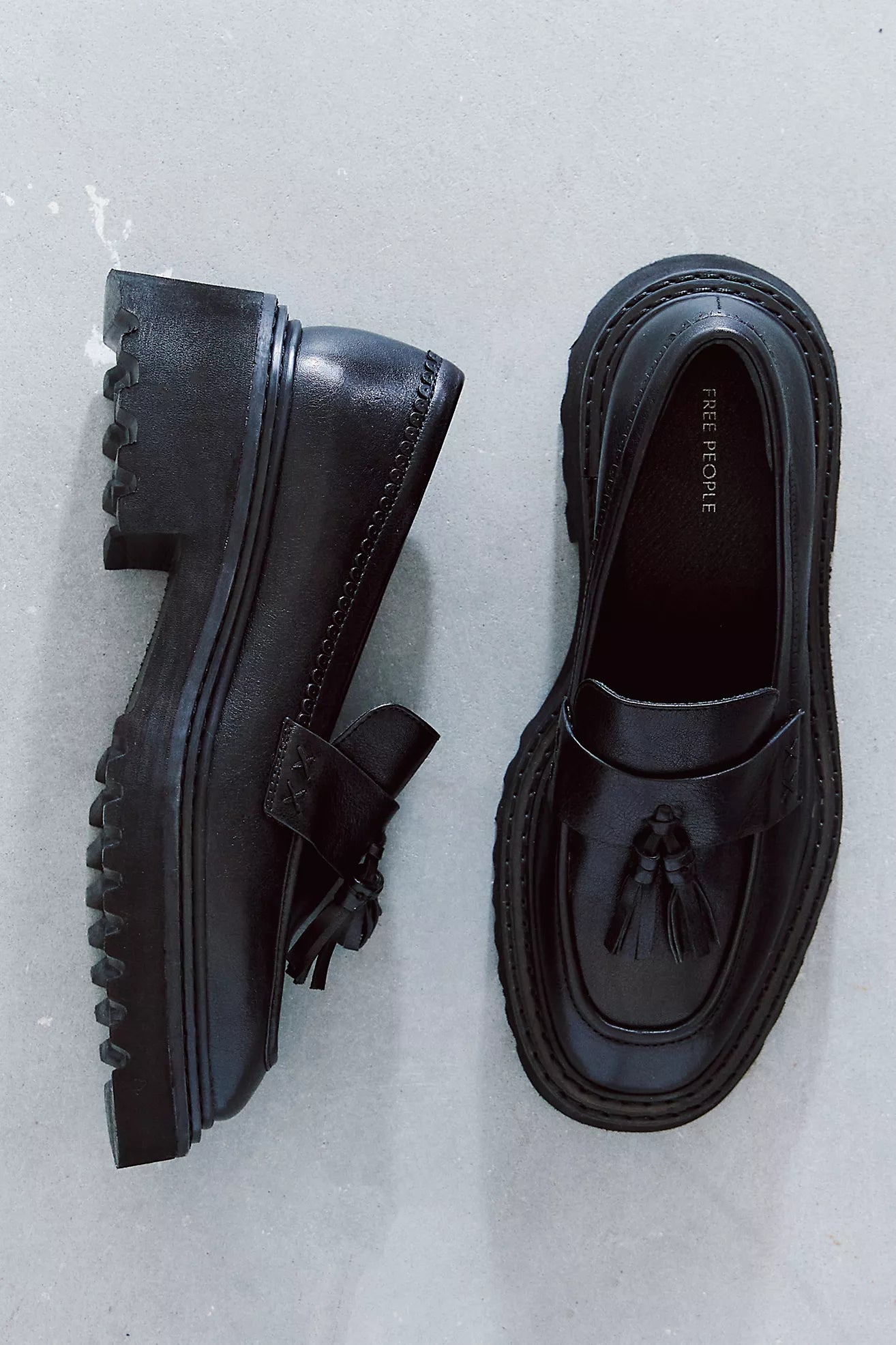 Dahlia Brogue Loafer - Black Leather
