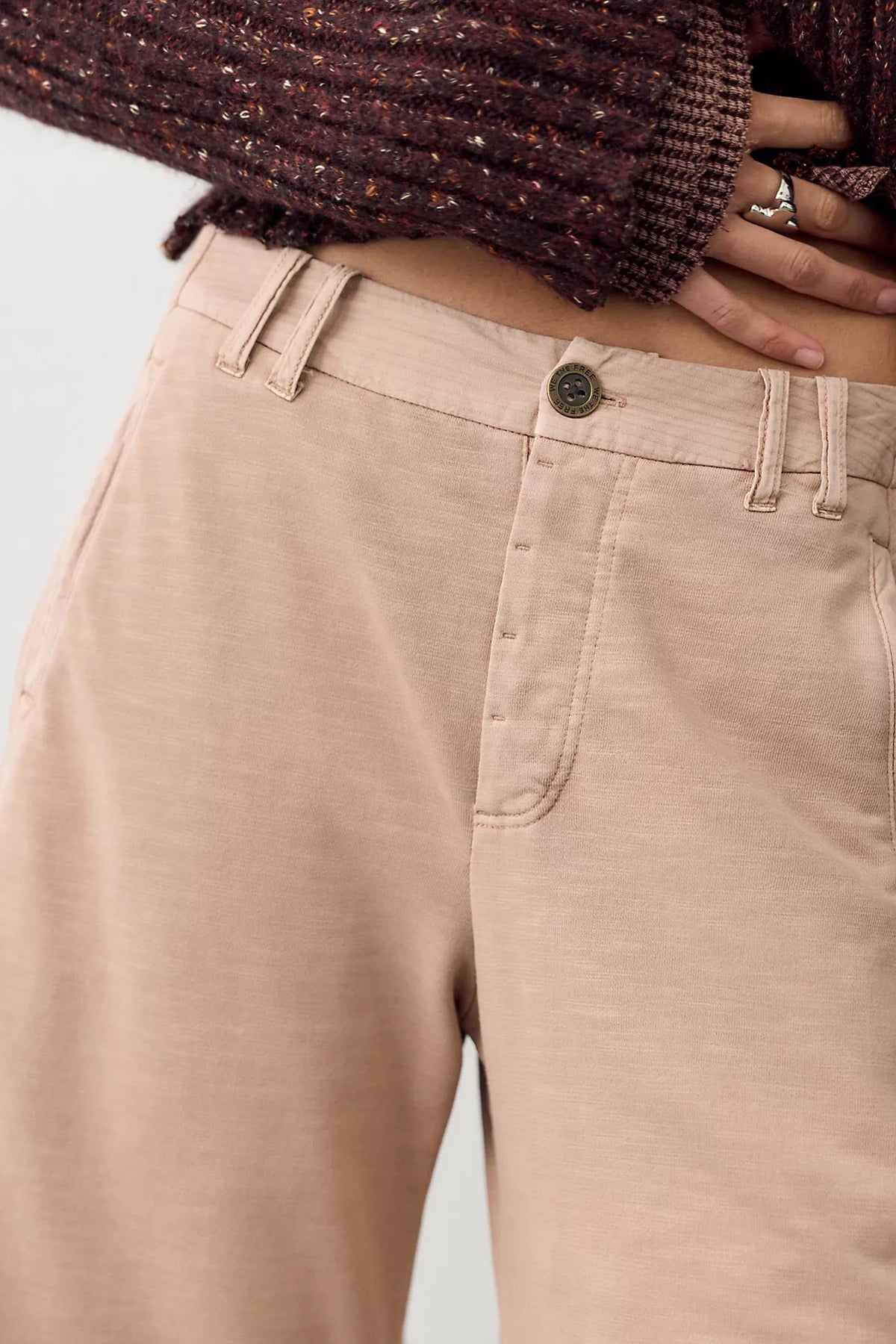 Spotlight Knit Trouser - Stucco