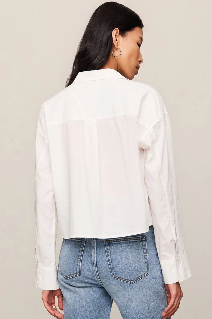Favourite Button Up Top - White
