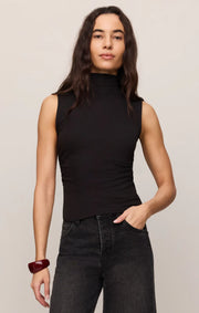 Silva High Neck Tank - Black