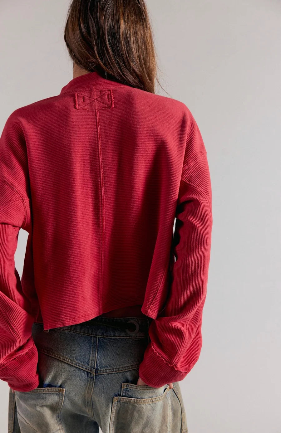 Celeste Quarter Zip - Salsa