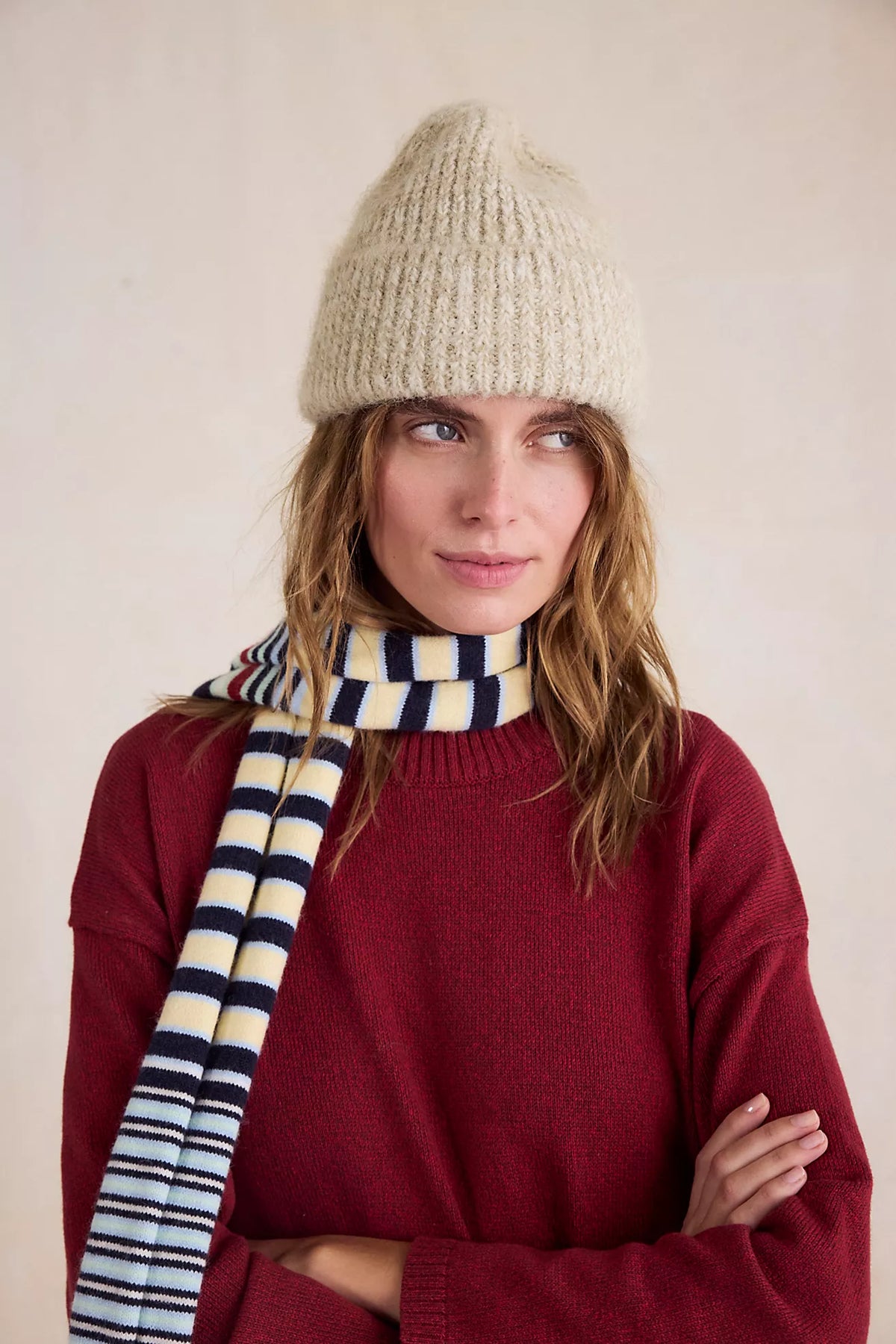Frostline Beanie - Ivory