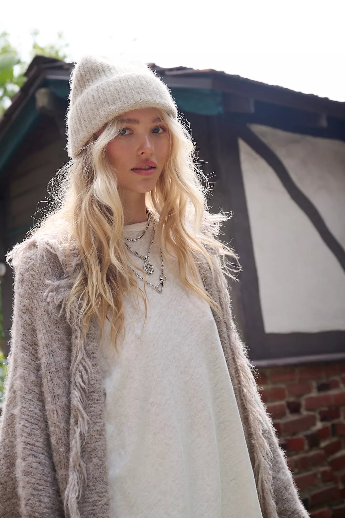 Frostline Beanie - Ivory