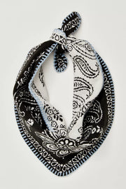 Carmen Knitted Triangle- Angel White