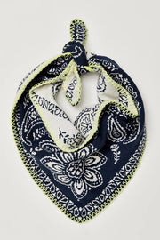 Carmen Knitted Triangle - Denim Jeans