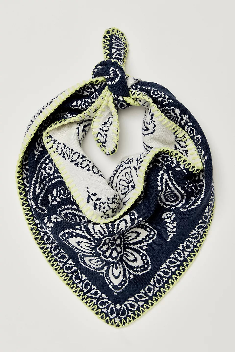 Carmen Knitted Triangle - Denim Jeans