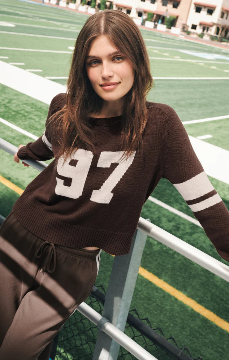 Nineties Stand In Sweater - Dark Chocolate