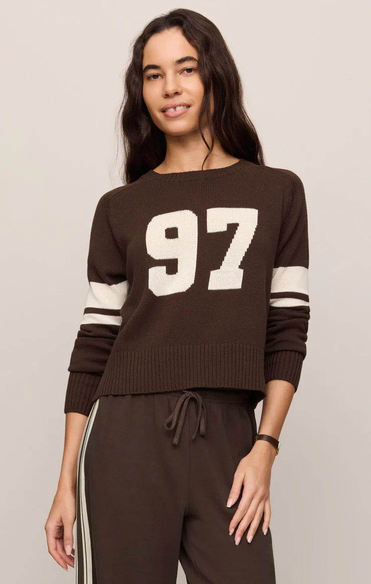 Nineties Stand In Sweater - Dark Chocolate