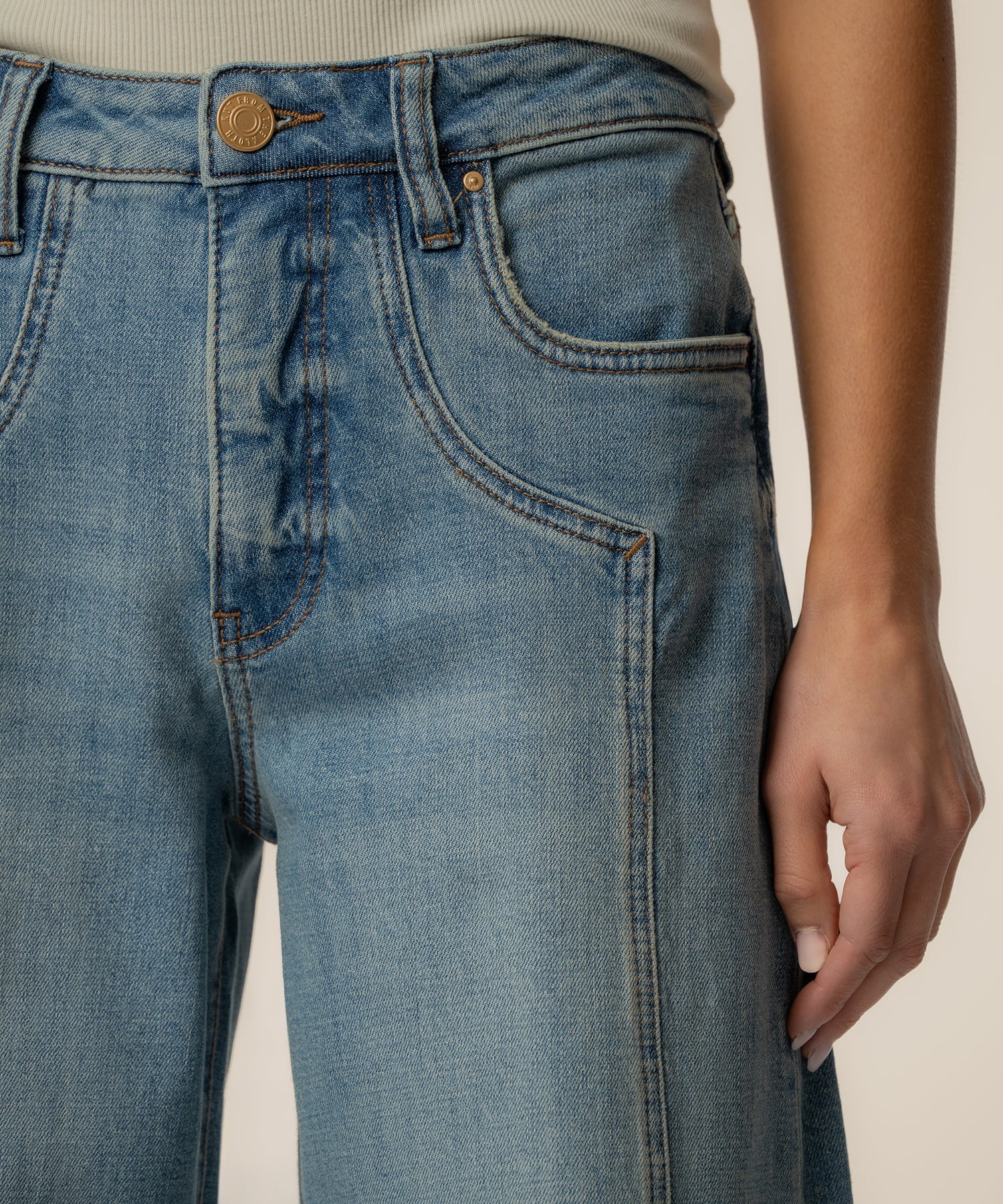 Blake High Rise Super Wide Leg - Wistfulness