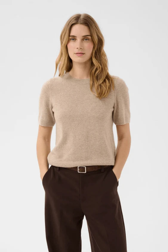 Everlotta PW Pullover - Light Camel Melange