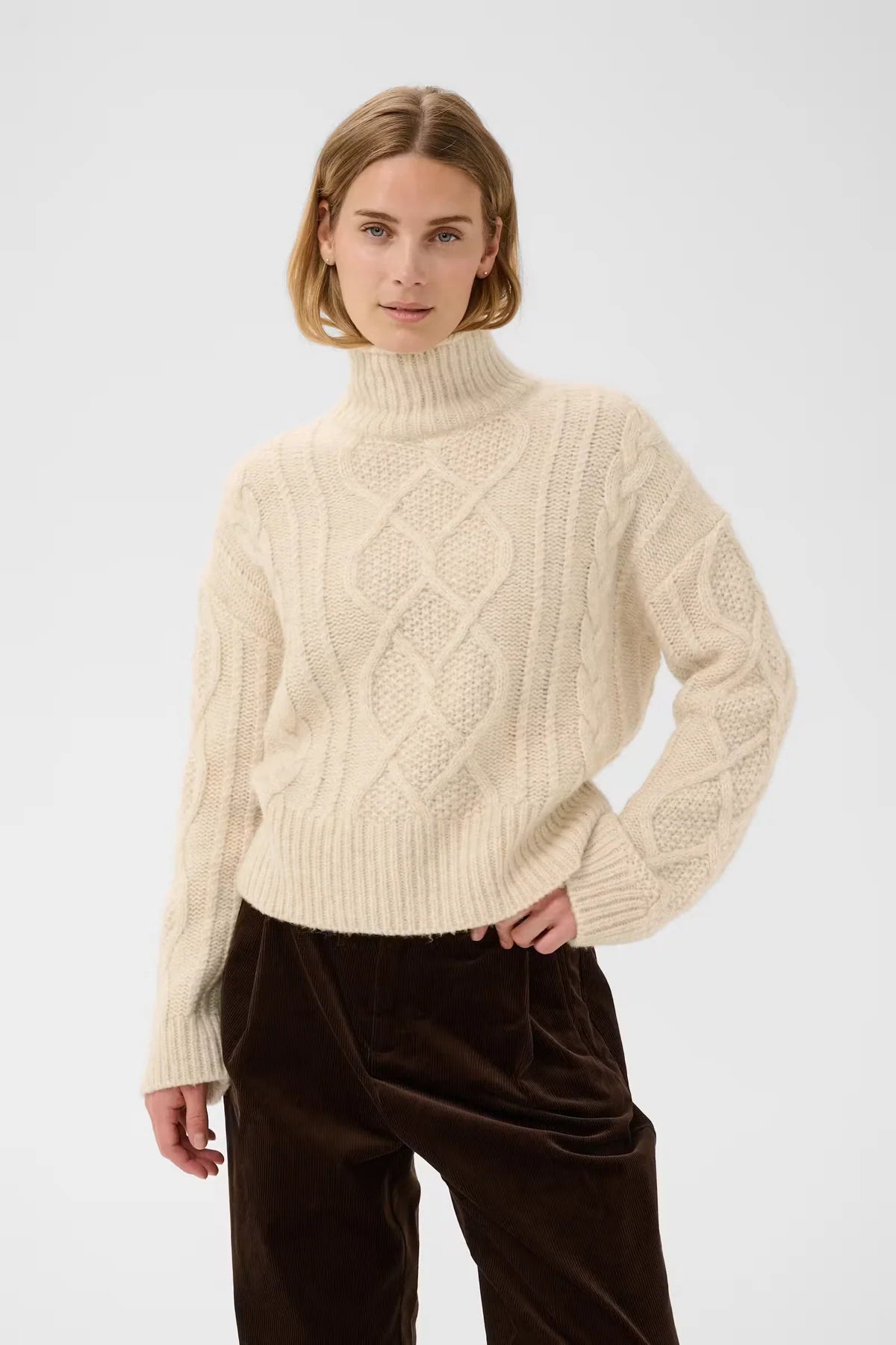 Channa Pullover - Whitecap Melange