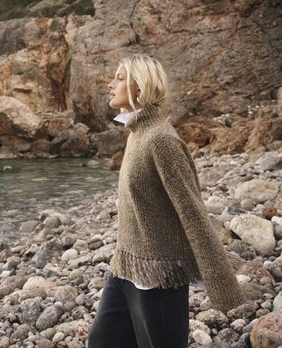 Cimina Pullover - Brown Moulinè