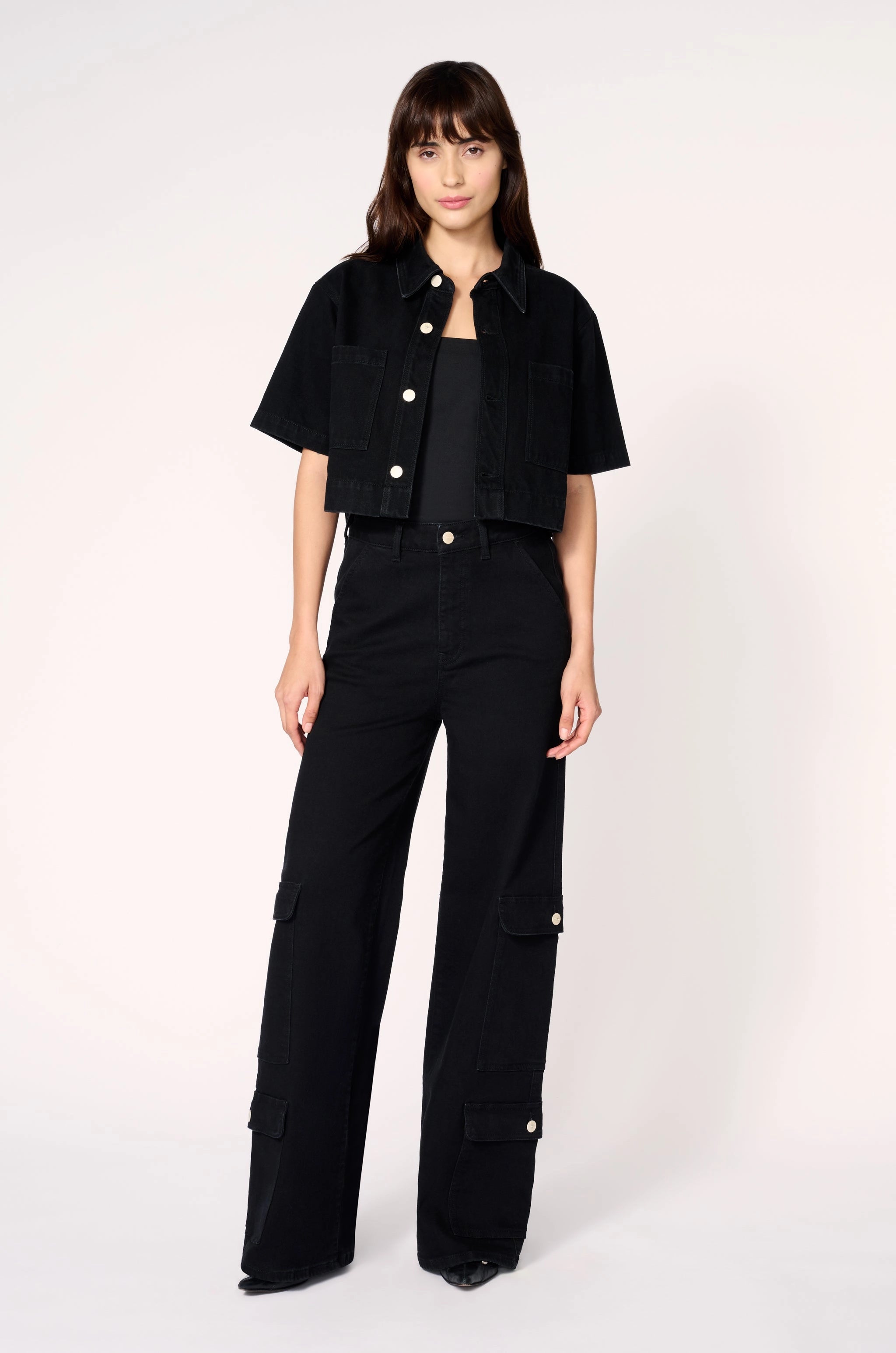 ELS Cropped Shirt Jacket - Ventura
