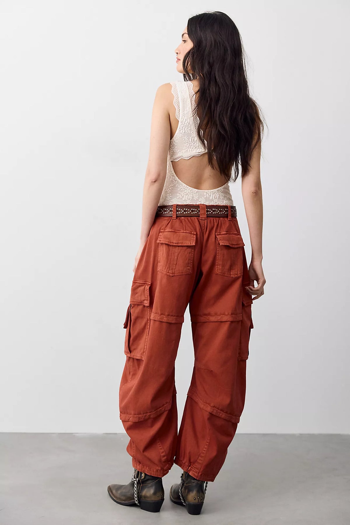 Reef Curved Cargo Twill - Burnt Chilis