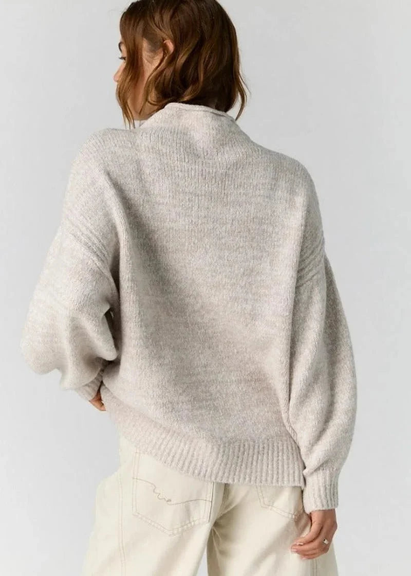 Beaumont Tunic - Feather Grey Melange