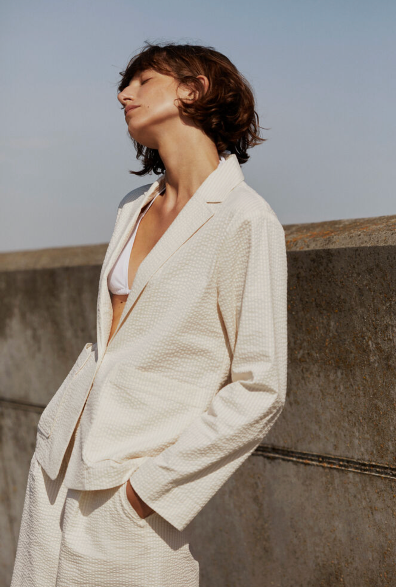 Briddi Blazer - Whisper White