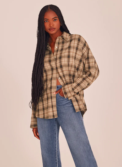 The Ex Boyfriend Shirt - Brown Multi