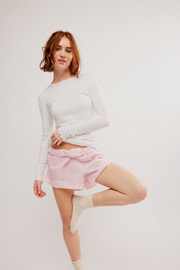 Long Nights Layering Top - White