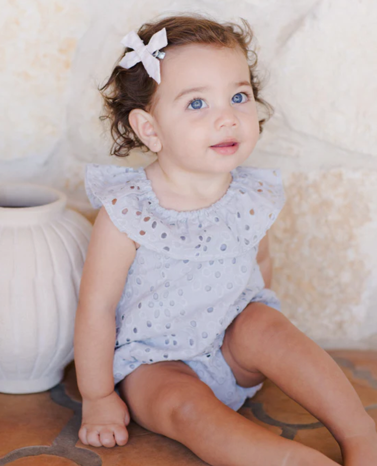 Myla Romper - Light Blue
