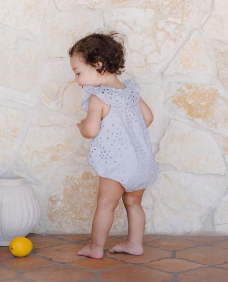 Myla Romper - Light Blue