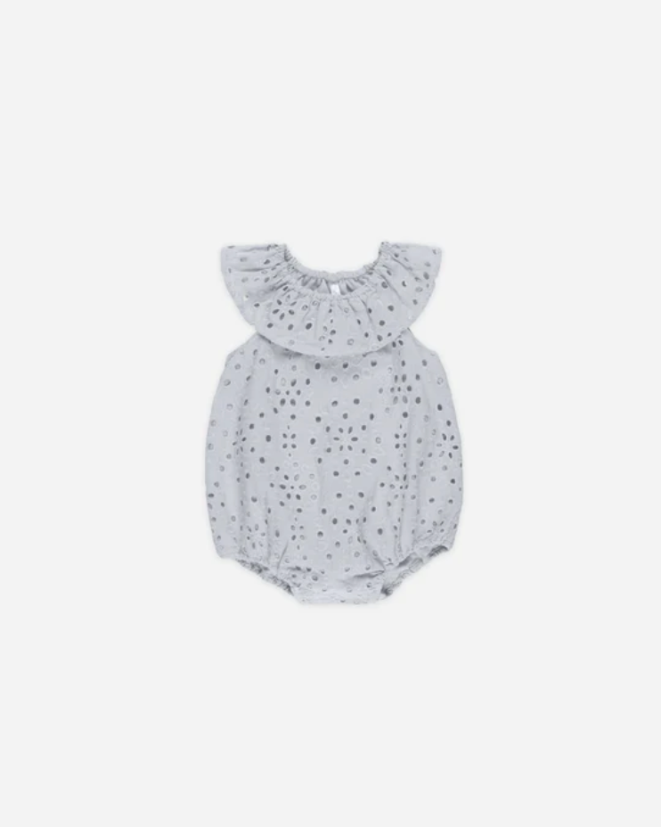 Myla Romper - Light Blue