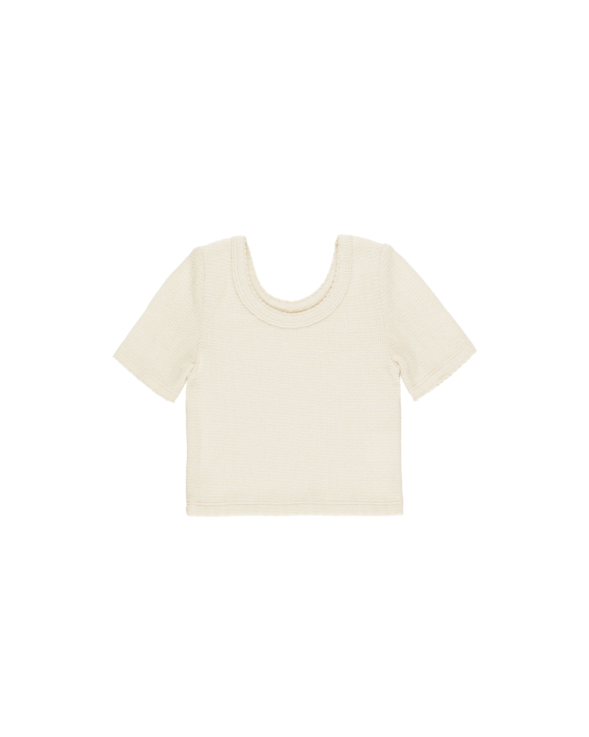 Scallop Tee - Natural