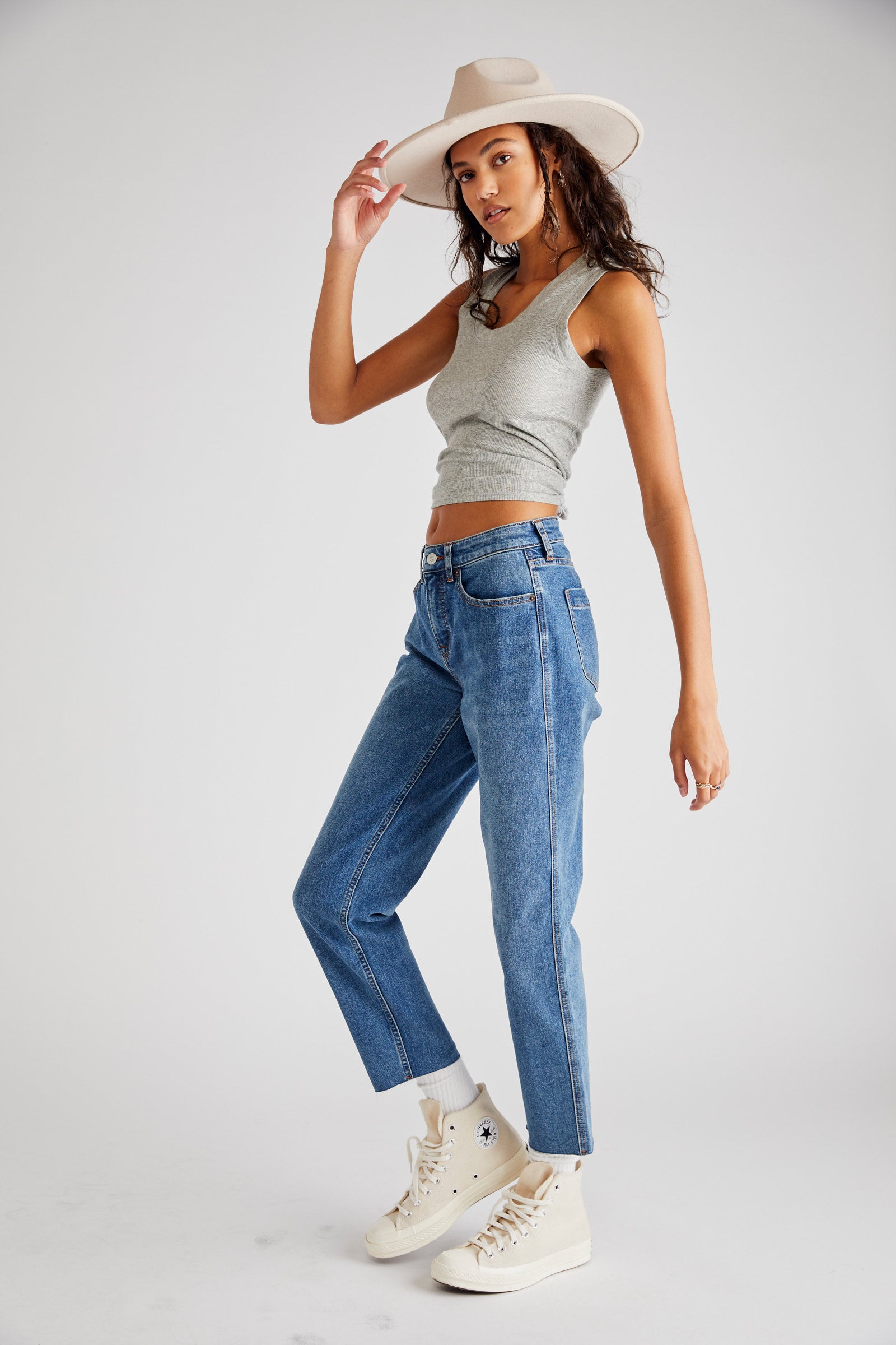 CRVY High Rise Vintage - Dark Indigo